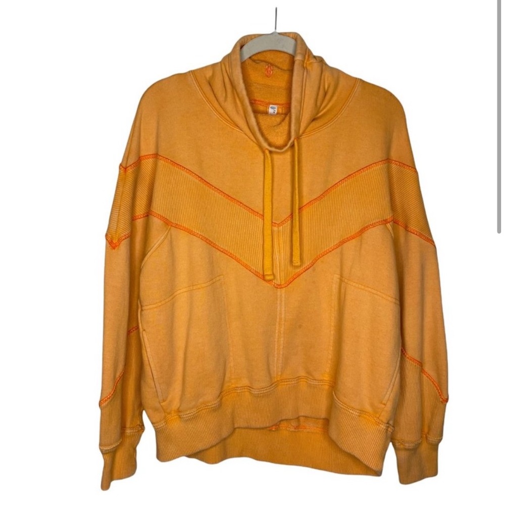 Free People Movement Ivy League Pullover - Tangerine, M